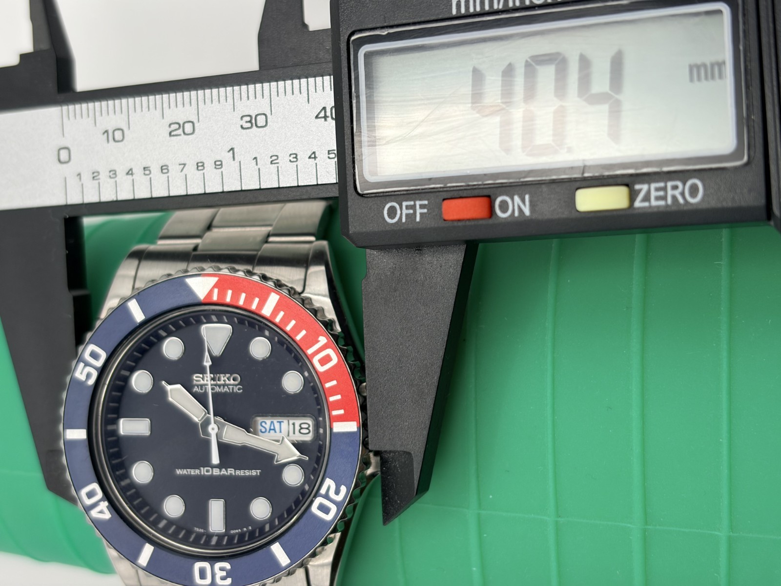 [Near MINT] Seiko Diver 100m SKX033 7S26 -0040 Pepsi Automatic Mens Watch