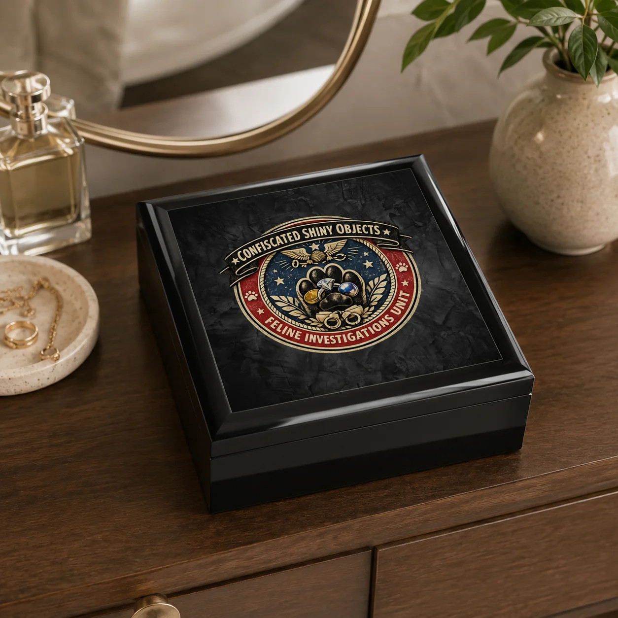Confiscated Shiny Objects Jewelry Box