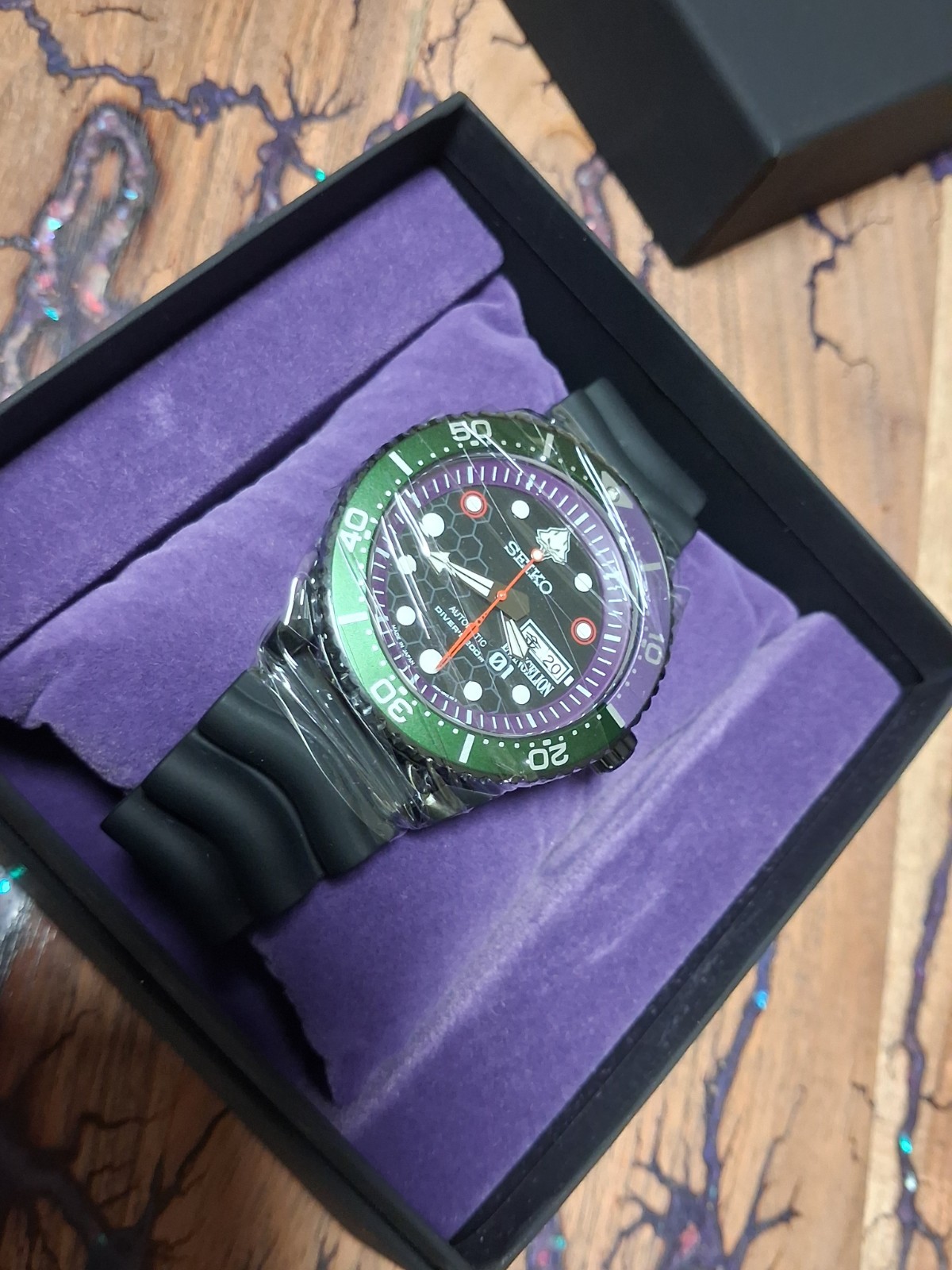 Seiko Automatic Neon Genesis Evangelion EVA-01 Limited Edition of 300