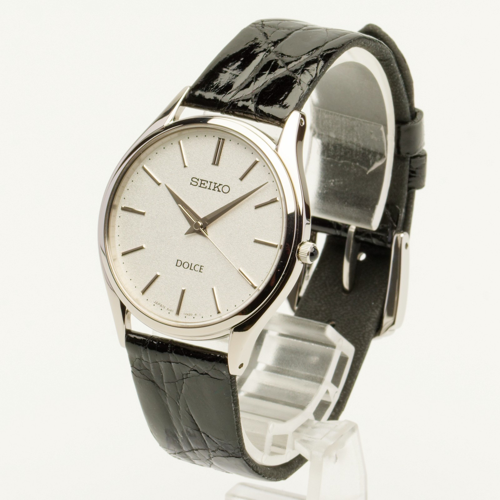 [NOS w/ BOX & PAPER] SEIKO Dolce 8J41-0AJ1 SACM171 32mm White Quartz Men’s Watch