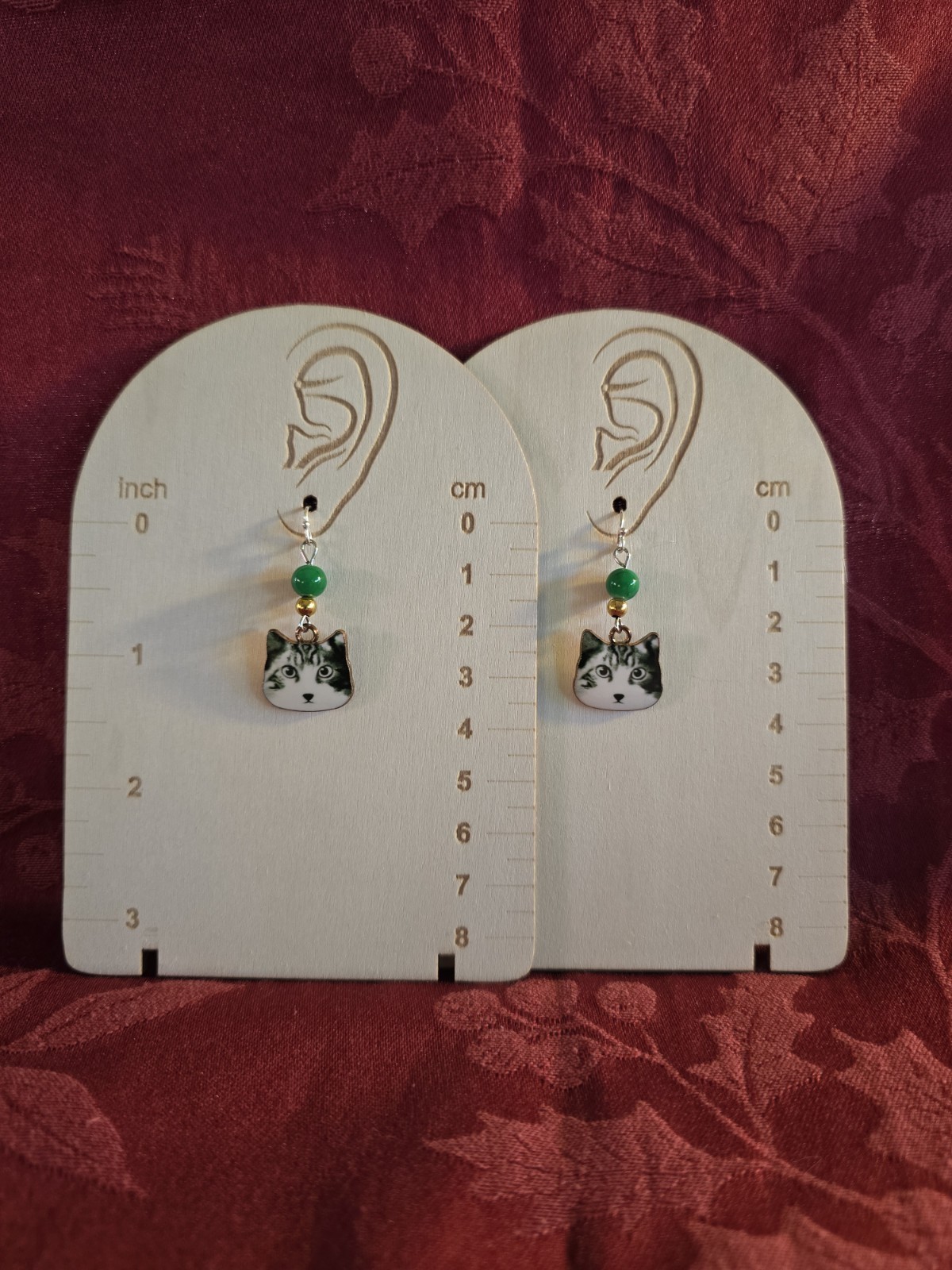 Charm Earrings 925 Sterling Silver Wire With Dogs & Cat Charms Check Them Out!