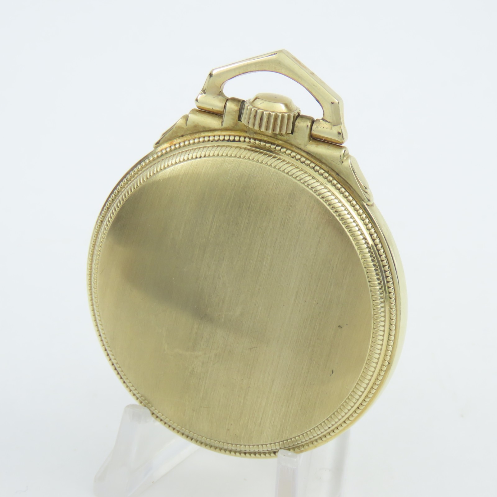 American 16 Size YGF Open Face “Railroad” Pocket Watch Case