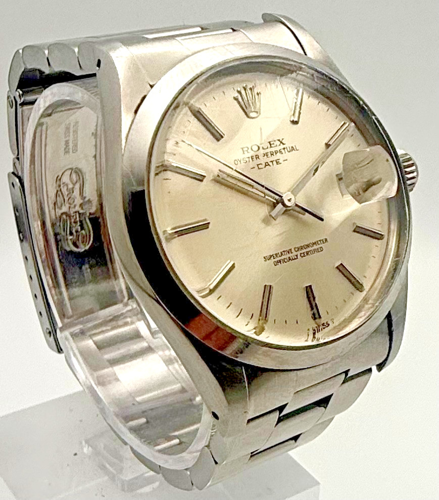 1981 Rolex Oyster Perpetual Date 15000 34mm Automatic + 1984 Receipt