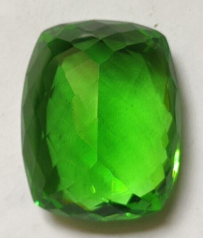 82.10 Ct. AAA+ Large Green Peridot Cushion Cut Loose Gemstone Gift for Birthday