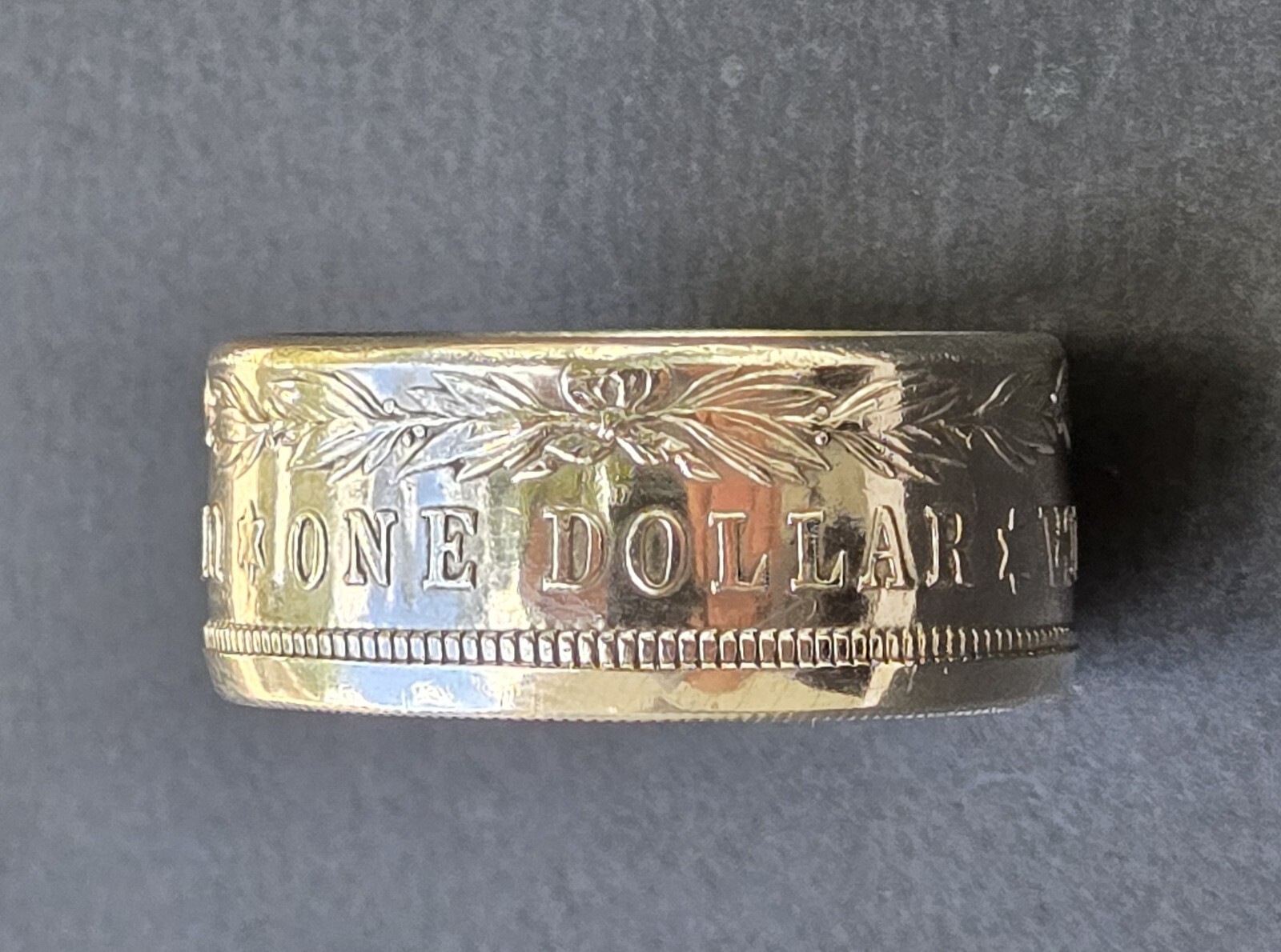 Morgan Silver Dollar Coin Ring 90% Coin Silver You Pick Sz. 8-13 MIRROR FINISH