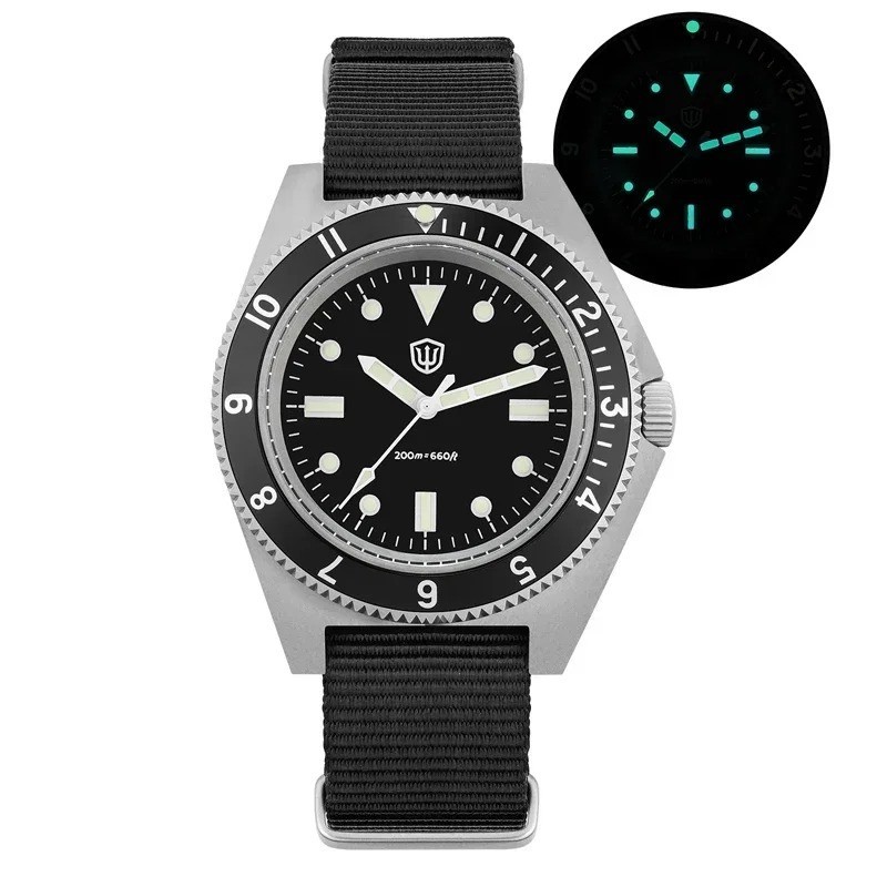 New Watchdives WD1972 Quartz Watch VH31 Sweep Movement Sapphire 20Bar Waterproof
