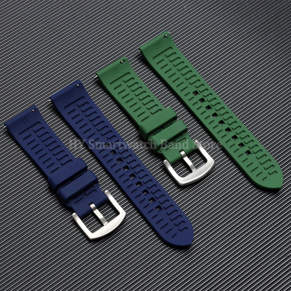 Universal Silicone Watch Strap 18-24mm Quick Release Rubber Sport Band