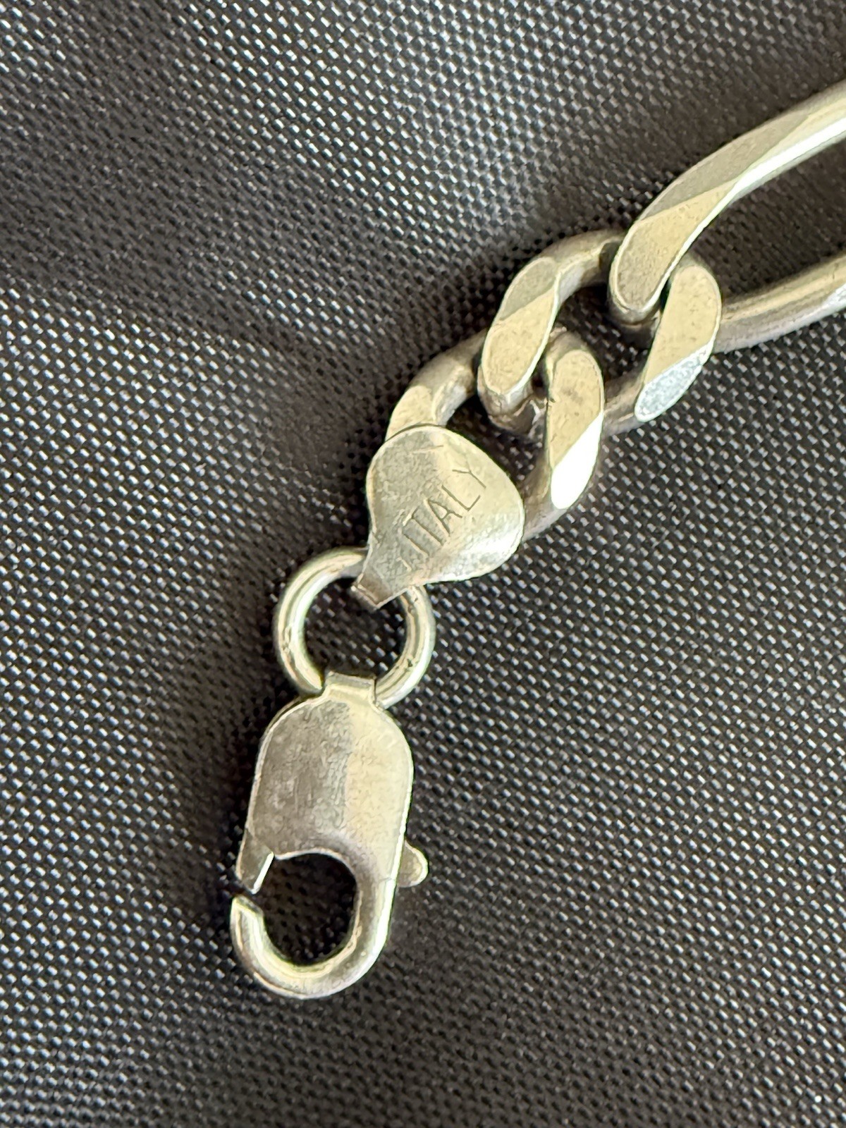 Italian Figora 925 Real Sterling Silver Necklace 24 Inch 74.4 Grams