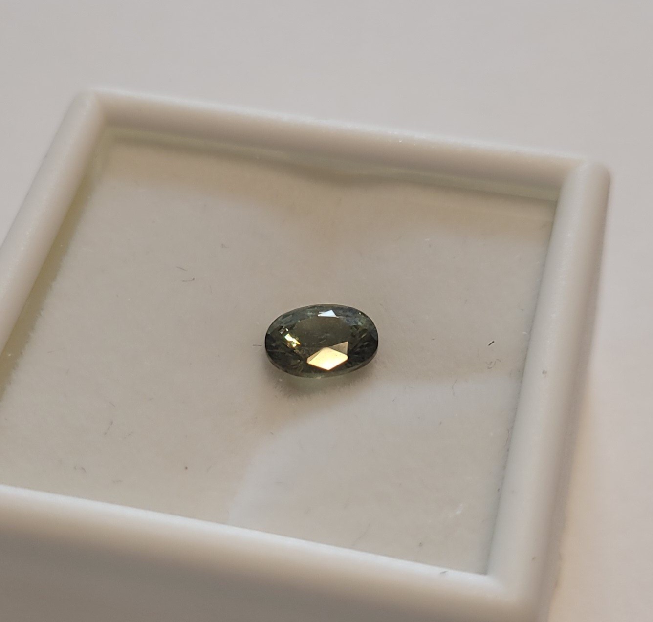 GIA Certified Demantoid Andradite Garnet 1.08cts Oval 6.90×5.48x 3.74mm Gemstone