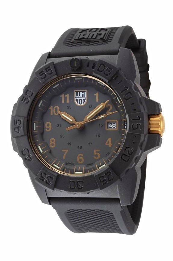 Luminox Navy Seal 45mm Grey Dial Men’s Quartz Watch XS.3508.GOLD
