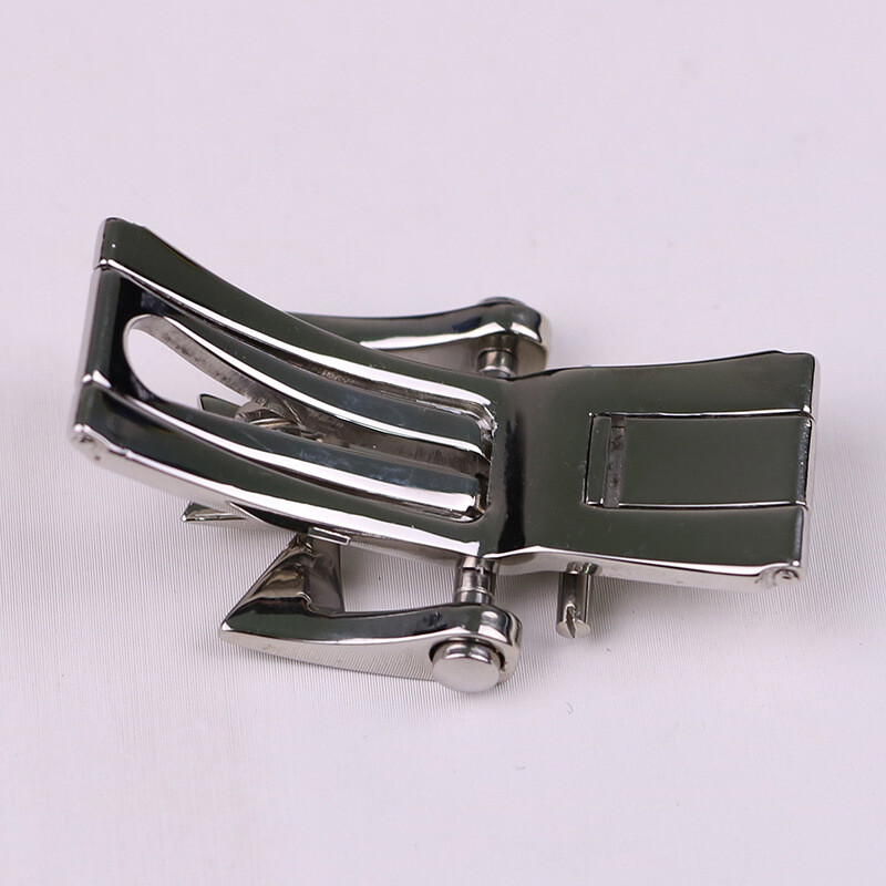 Stainless Steel Double Push Butterfly Buckle 18mm 20mm For Vacheron Constantin