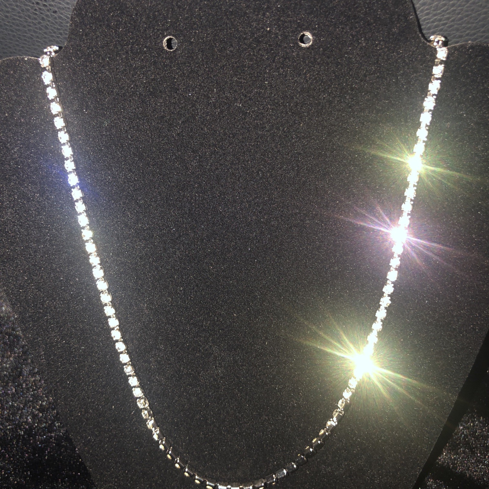 Iced Out 4mm 20” Tennis Chain – Diamond Simulant – 316L Steel VVS1,