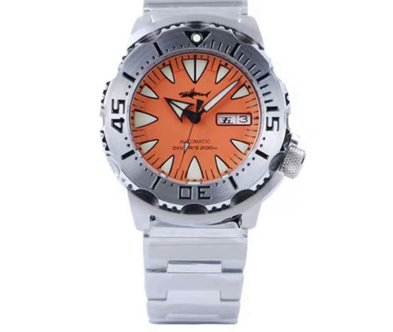 HEIMDALLR SHARKTOOTH MONSTER Orange Dial