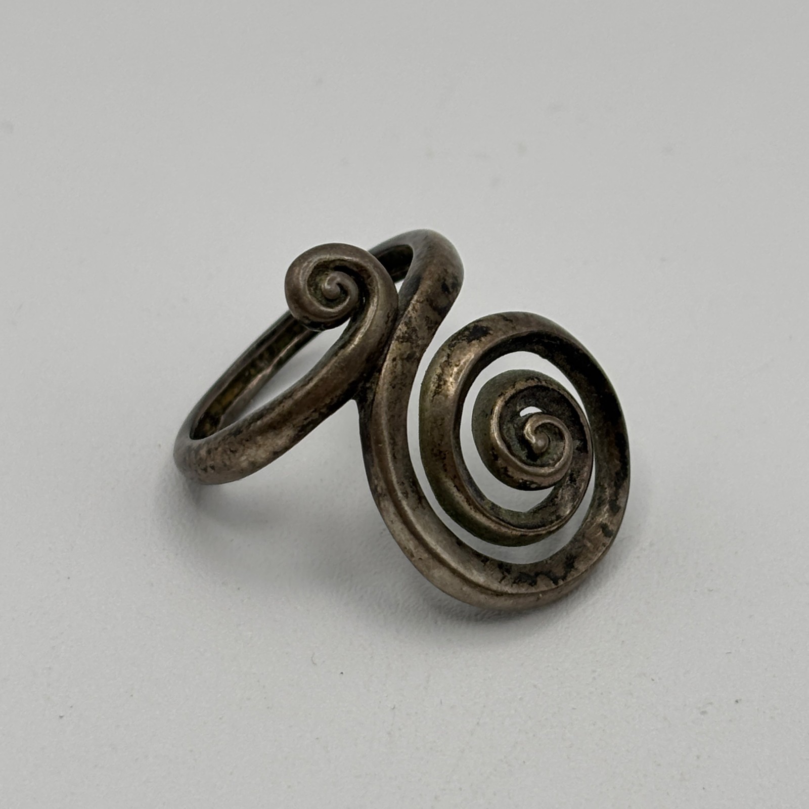 Sterling Silver Museum Reproduction Celtic Spiral Ring (Size 6) Signed MMA CMA