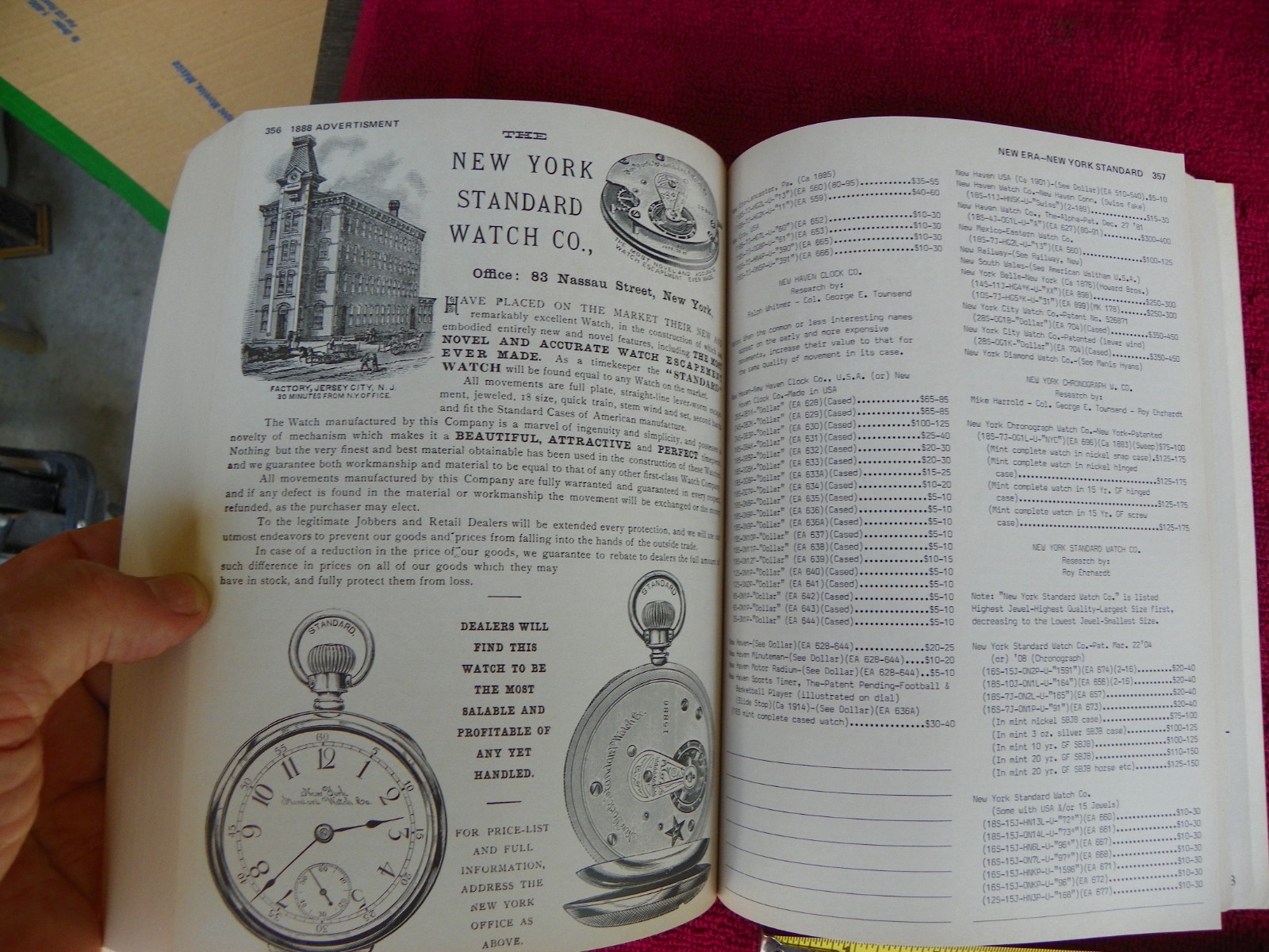 Signed American Pocket Watches Identification Price Guide Roy Ehrhardt Library