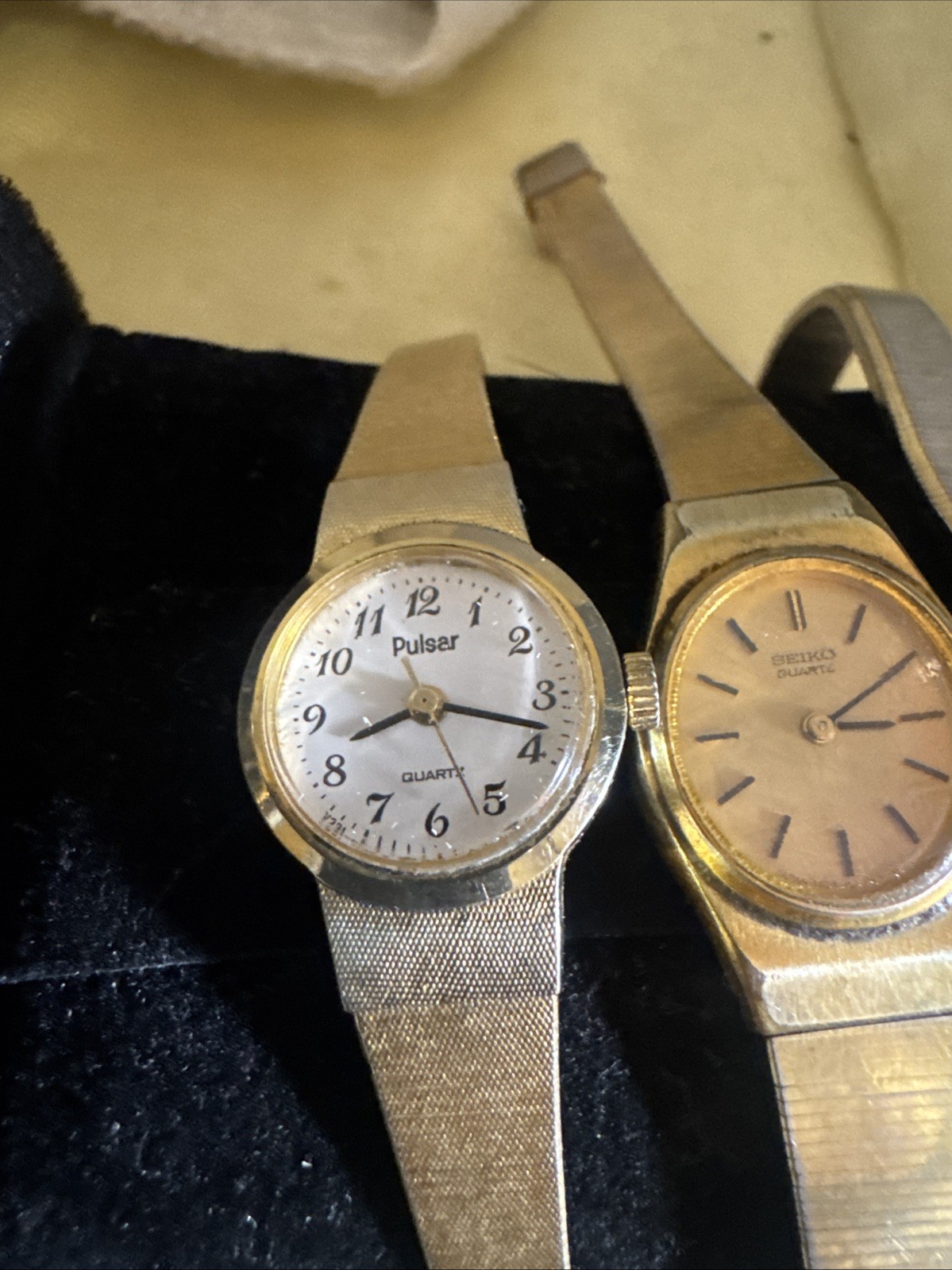 Seiko Pulsar Benrus Citizens Gruen Watch Lot New Batteries Vintage