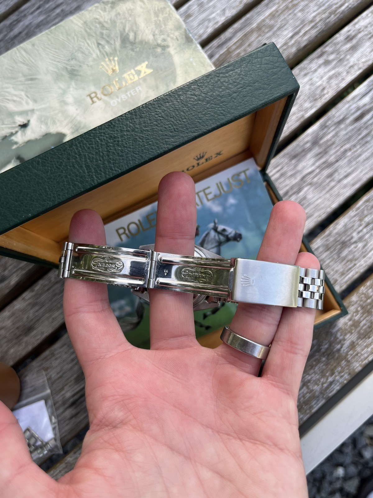 Rolex 1601 | 36mm | Folded Jubilee | Box & Booklet
