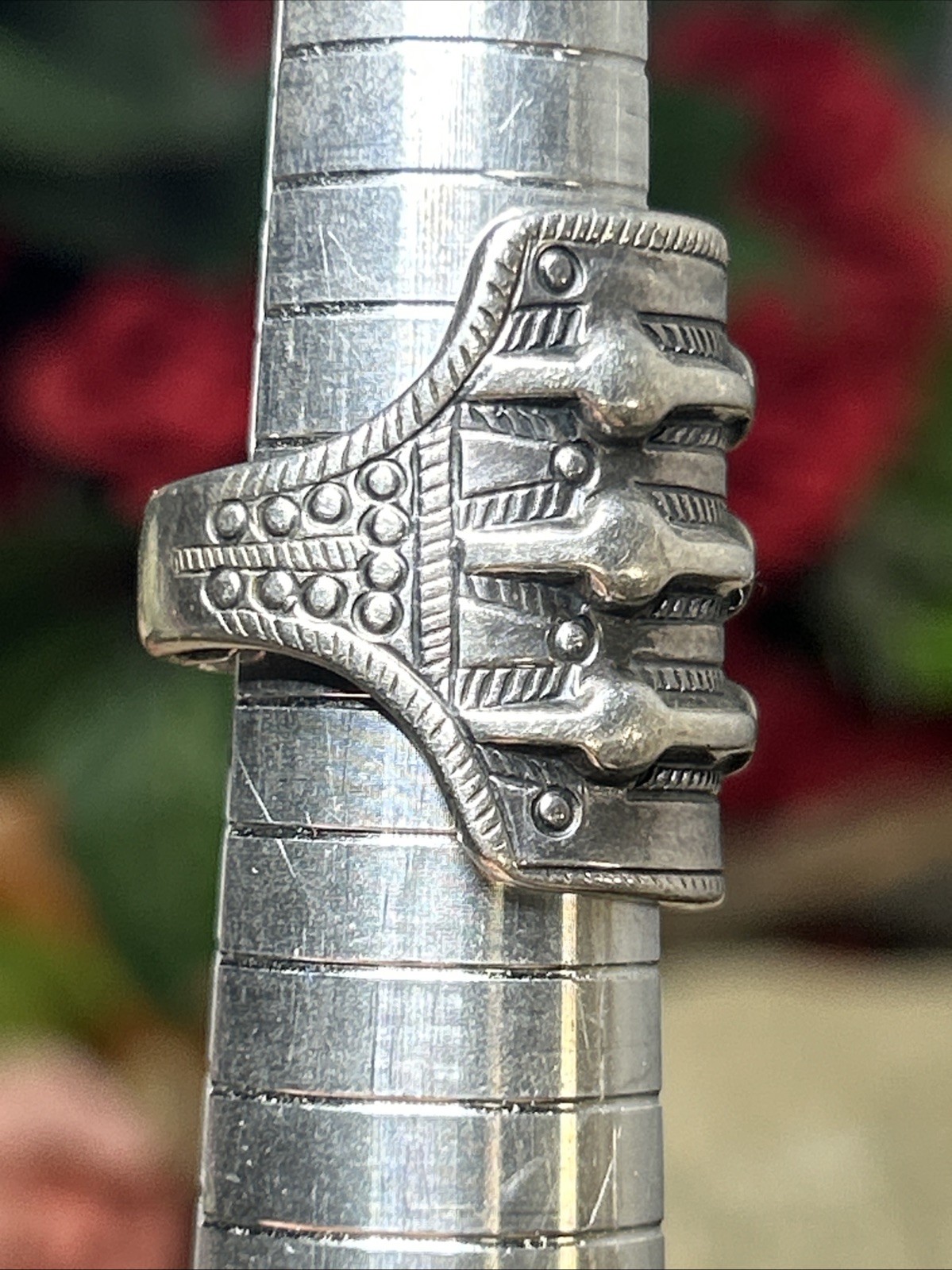 56. David Andersen 925 Viking Replica Copy Orig.Year 300 Saga Ring Adj, 14.9g
