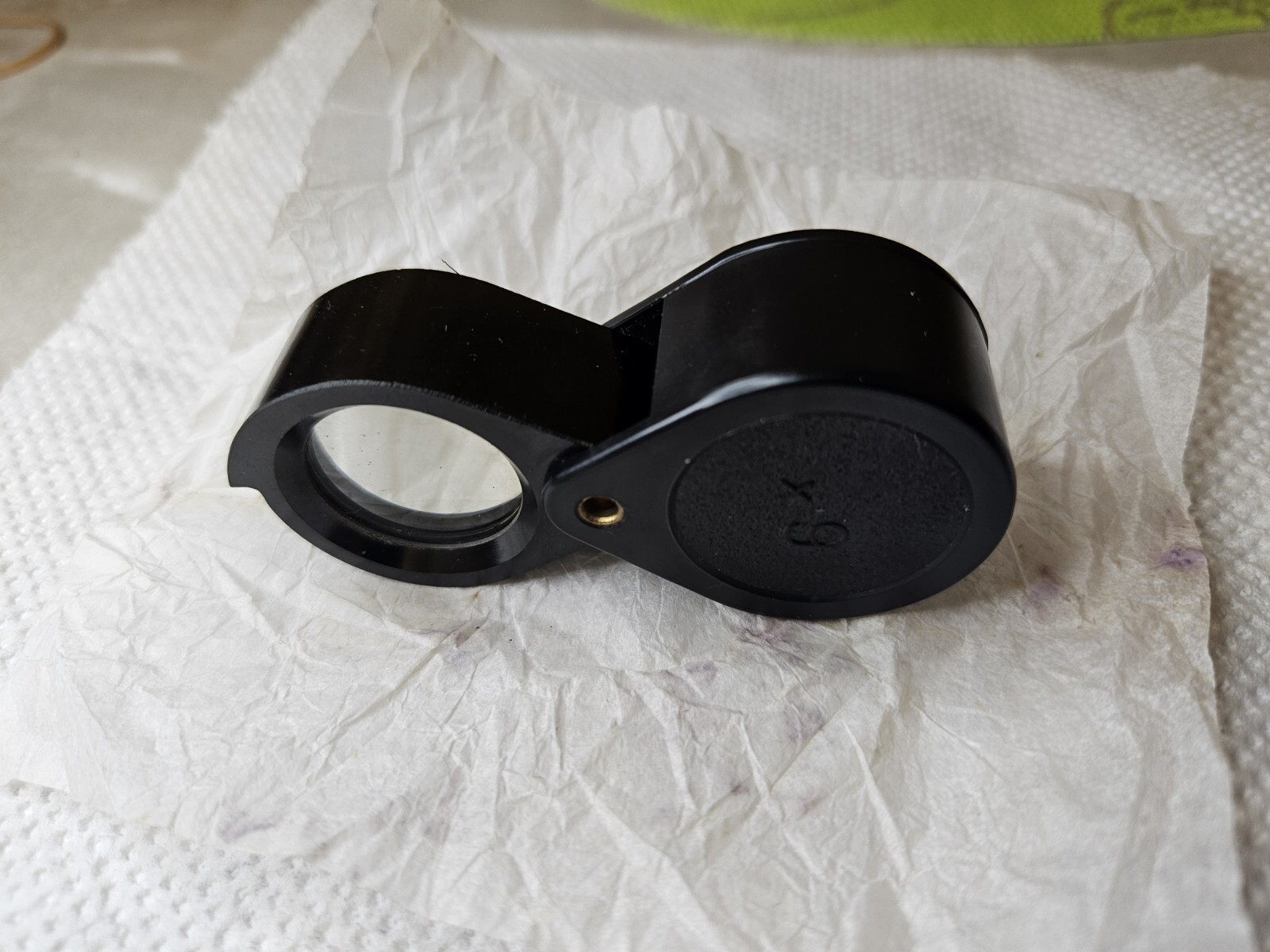 Viewing magnifying glass LP-3-6x, USSR. Loupe USSR .