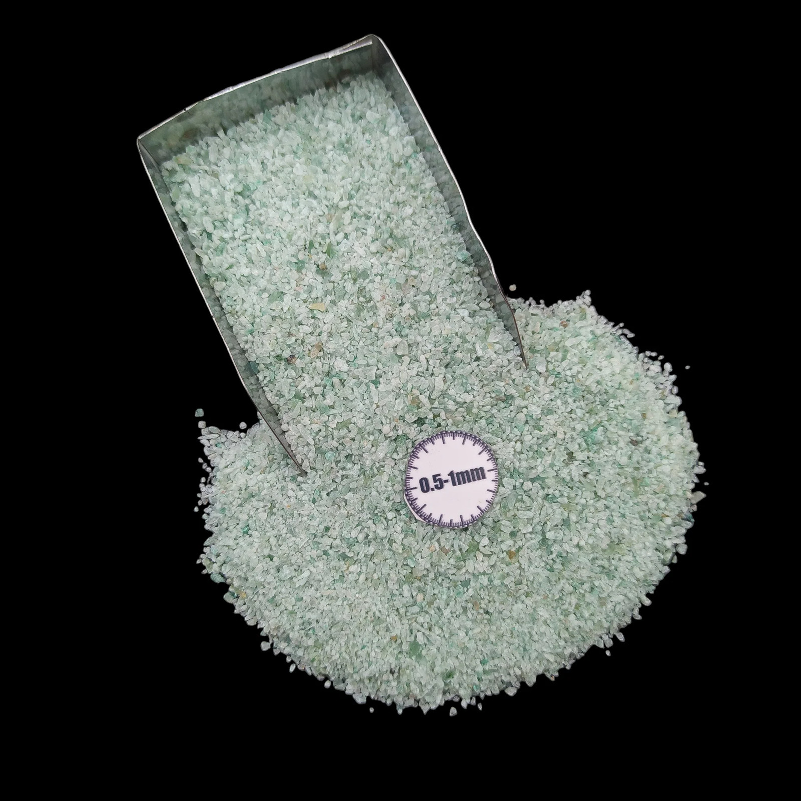 Green Mica 0.5-1mm Stone Granules for Resin Jewelry Decor