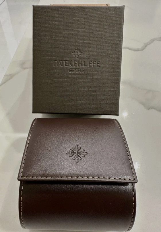 100% Authentic Patek Philippe Watch Travel Leather Case Pouch H997.Travel NEW