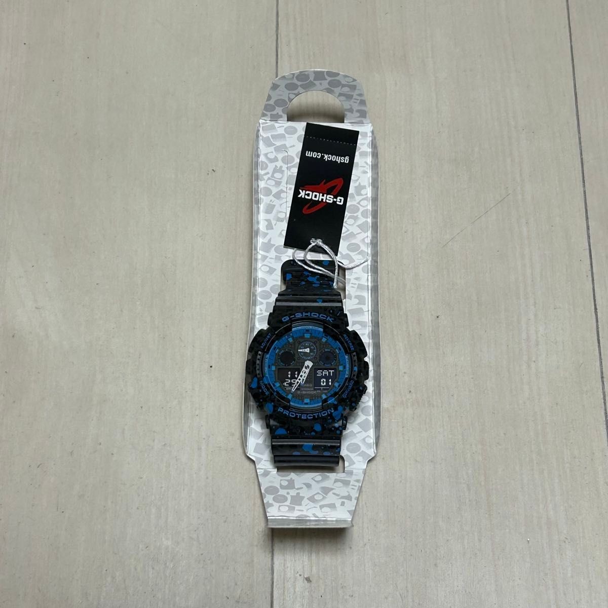 Brand G SHOCK GA 100ST 2A STASH limited model black x blue G Shock Casio