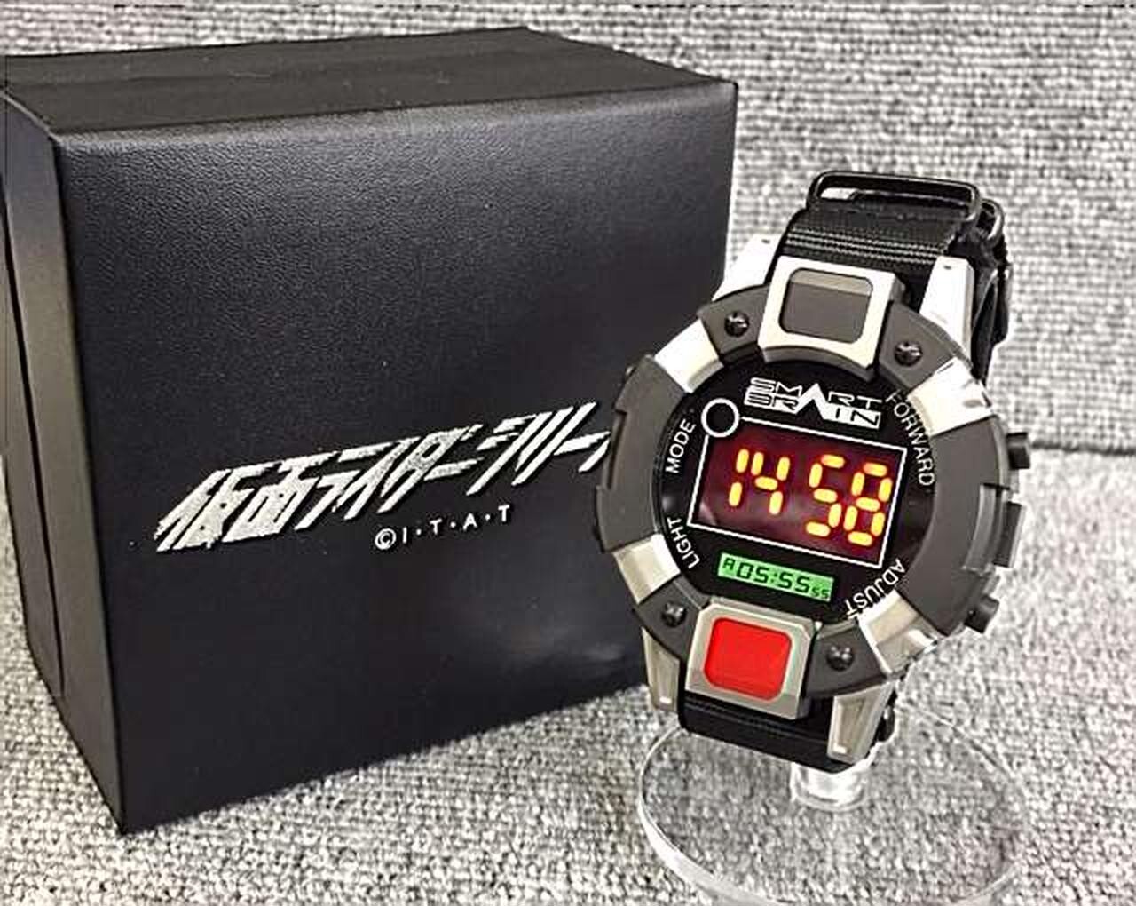 BANDAI Quartz watch Kamen Rider 555 Transformation Anime Manga Used from Japan