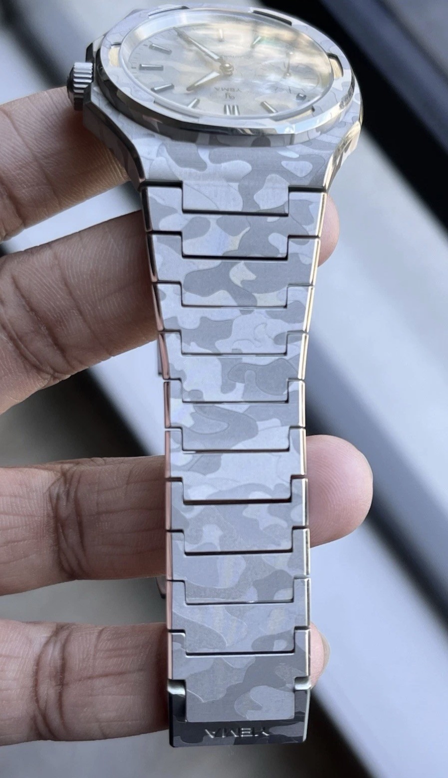YEMA WRISTMASTER SLIM SMALL SECONDS CMM.29 CAMO SPECIAL EDITION