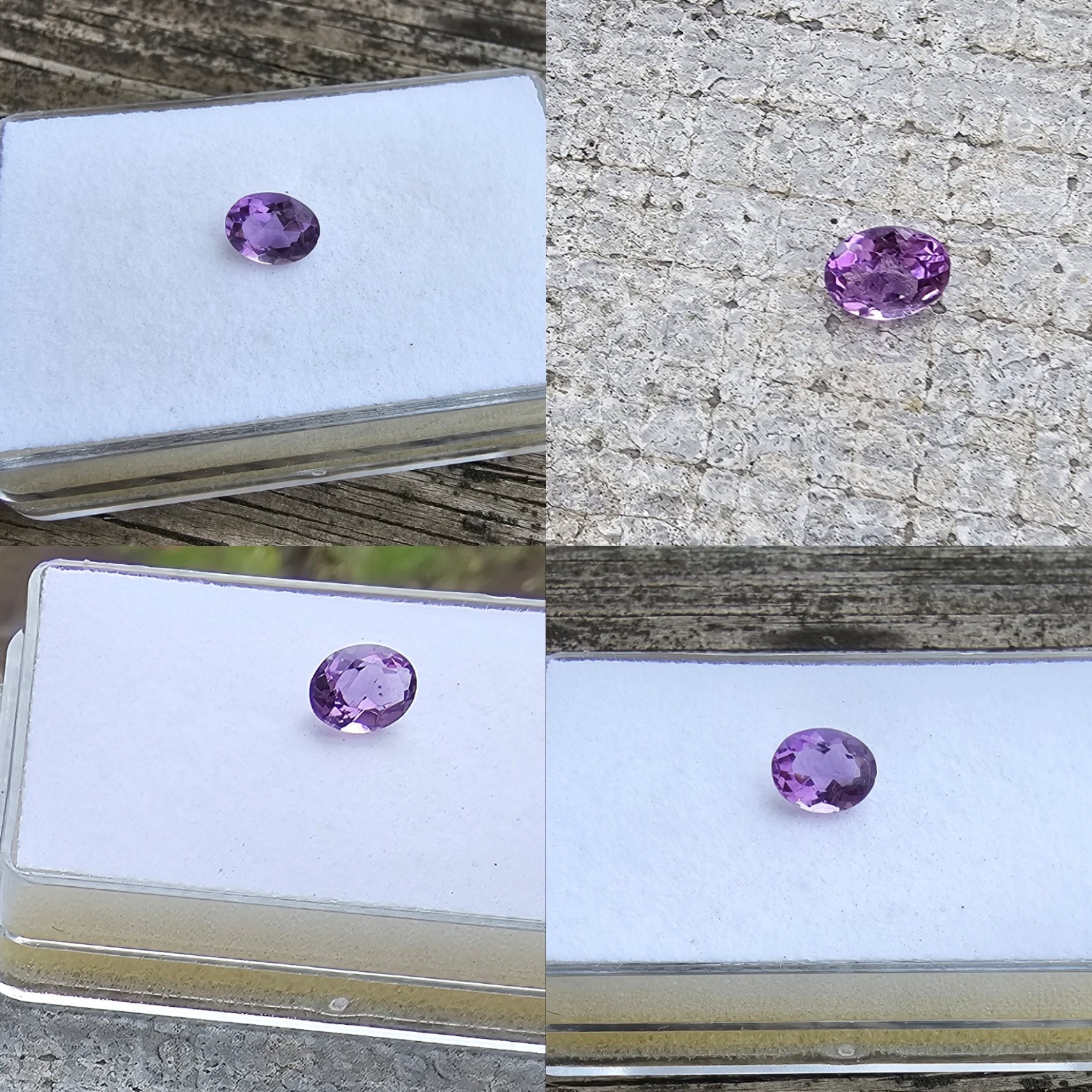 Amethyst 8.x6.2mm Oval Loose Stone!