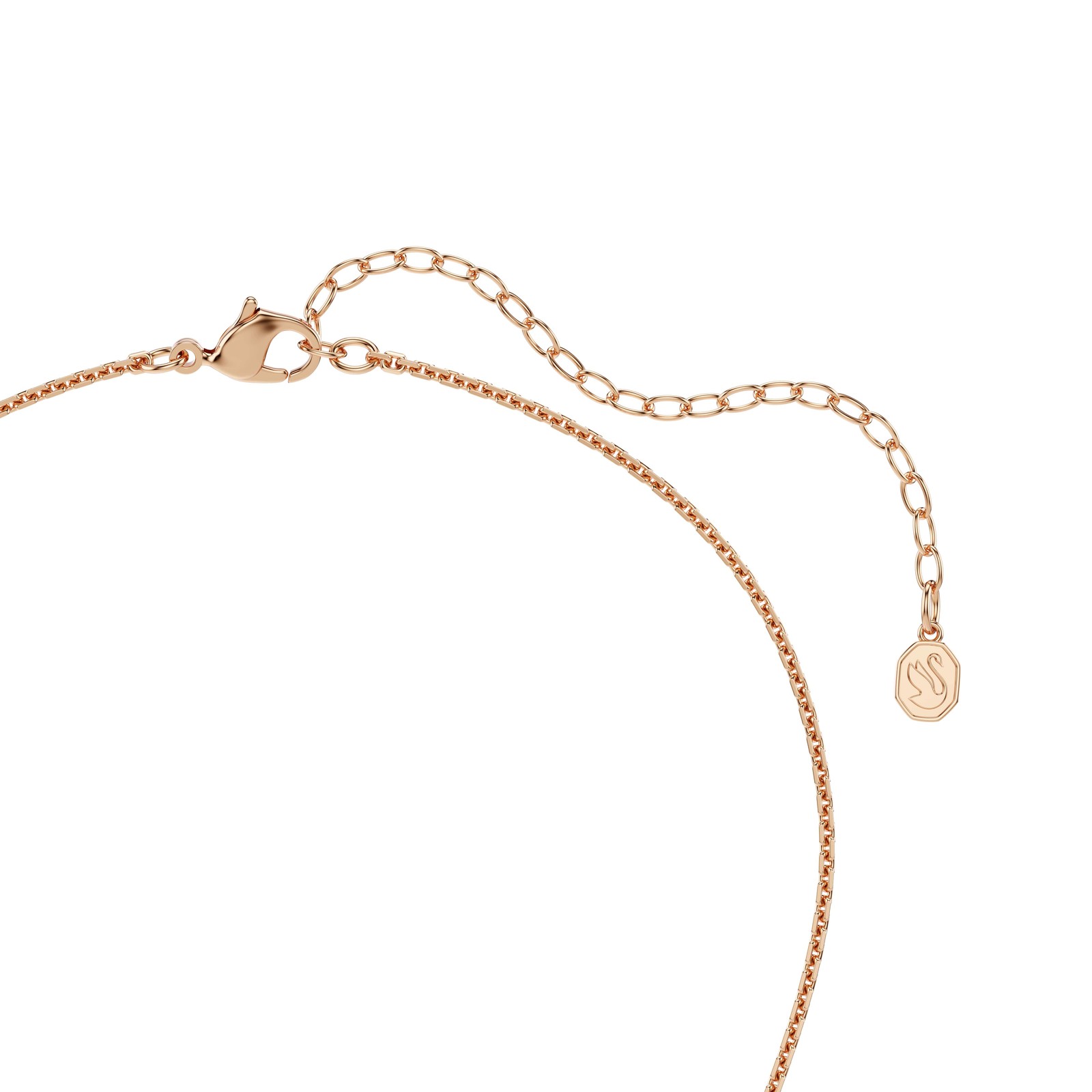 Swarovski Sublima Pendant, Round Cut, White, 18K Rose Gold Plated 5764190