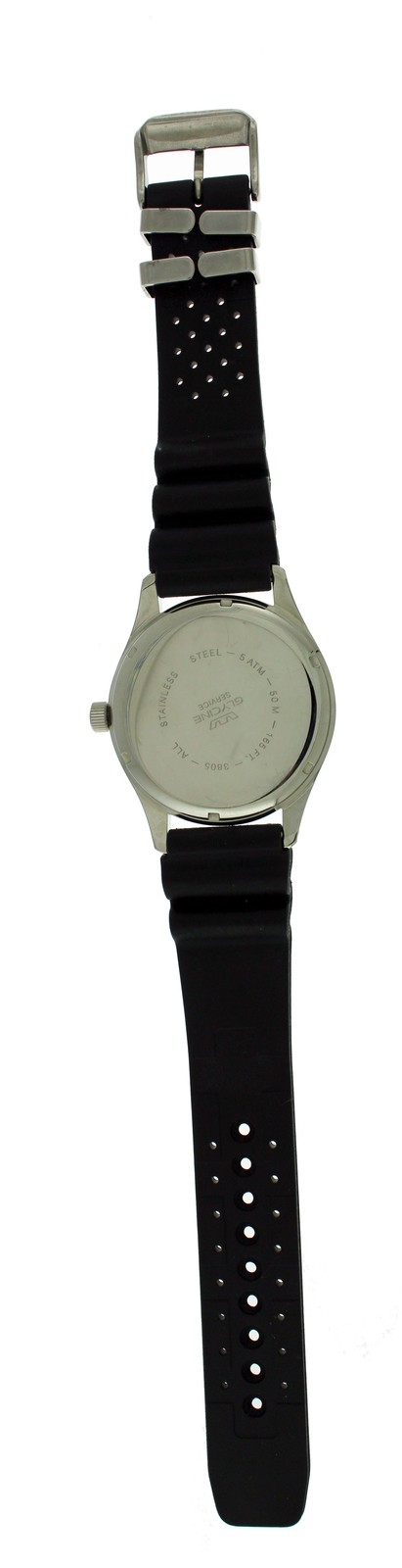 Glycine Incursore 3805 44mm Black Dial Quartz Watch
