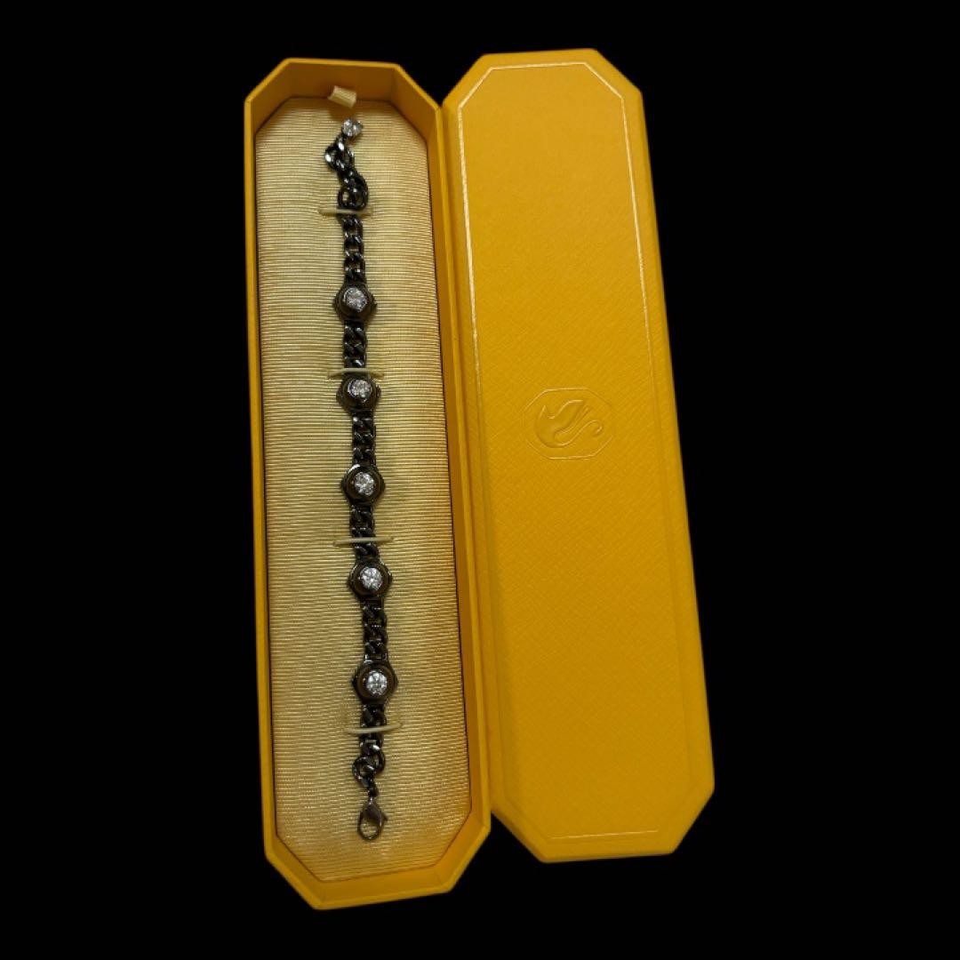 Swarovski Numina Bracelet Black Clear Zirconia Jewelry Used