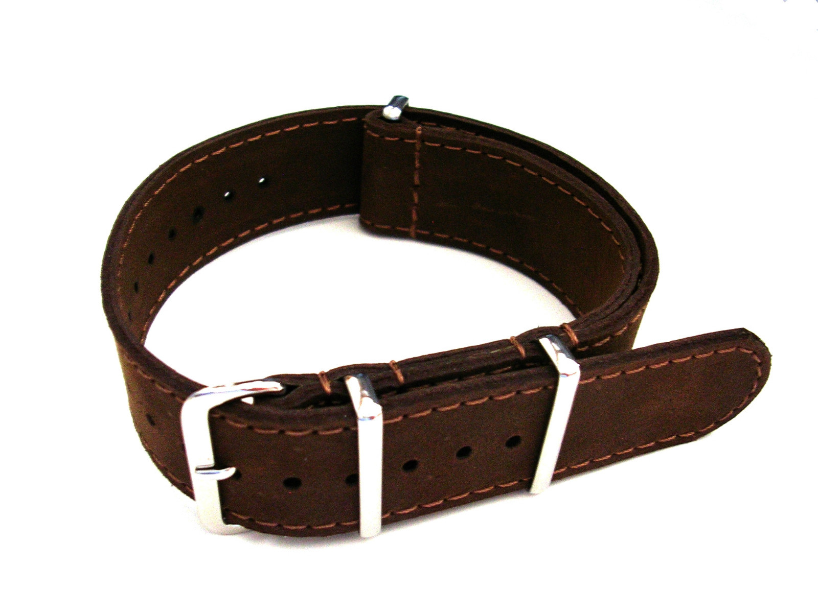 NATO G10 ® Bomber Leather Aviator Pilot watch band Military RAF strap IW SUISSE