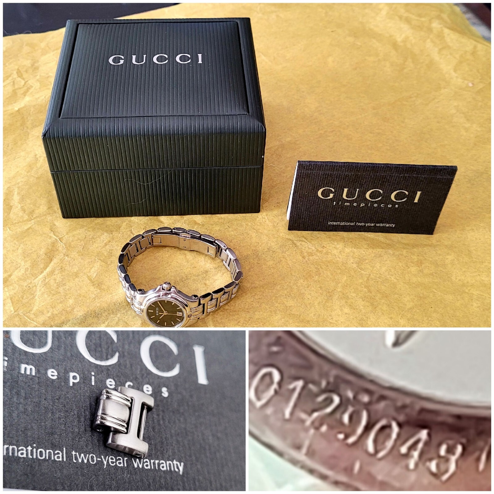 Gucci 9040L Ladys💃Authentic,Near Mint,Scratch Free Crystal,Absolutely Beautiful