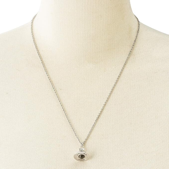 Vivienne Westwood 63020098 W004 Necklace Petite Orb Pendant Women Men Silver