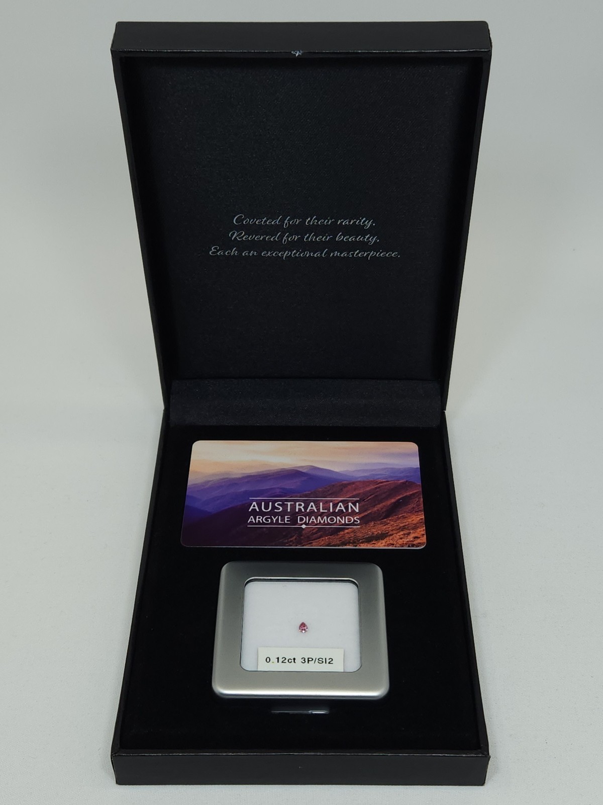 Argyle Pink Diamond 0.12ct 3P SI2, with Argyle Certificate, Investment Grade