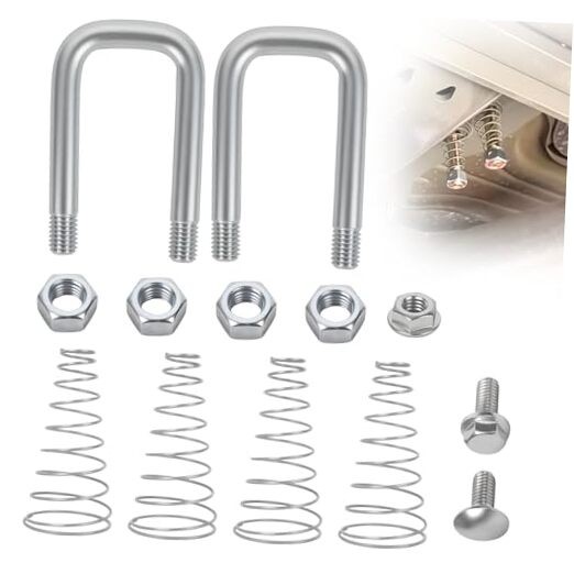 1900-2-1600 Safety Chain U-Bolt Kit Replacement, Compatible with B&W Turnover