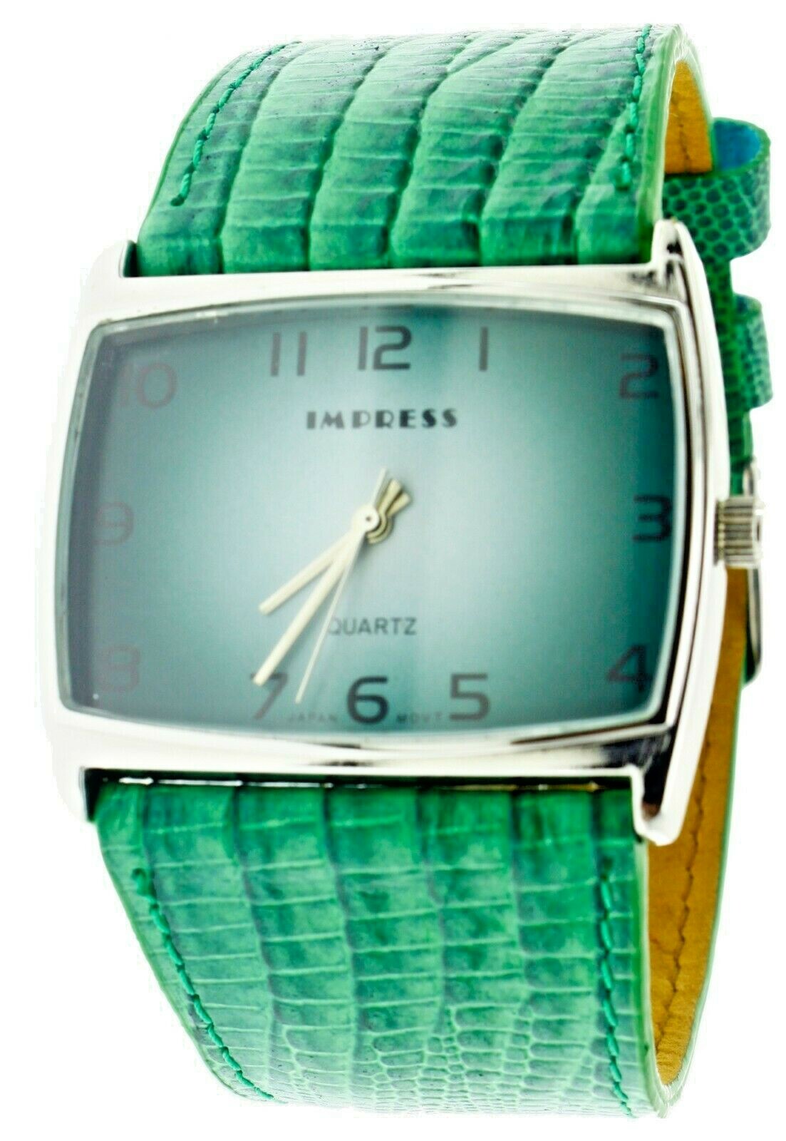 IMPRESS Luxury 41 mm Wide Band Watch Wristwatch Fashion Quartz Rectangular Watch