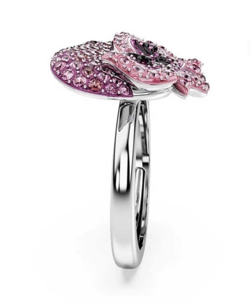 Swarovski Alice Wonderland Flower 50-55 adjustable ring brand new + Gift bag💕❤️