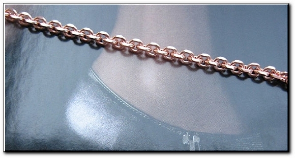 Solid Copper Anklet CA671G – 1/8 of an inch wide- Available in 8 to 11 inches.