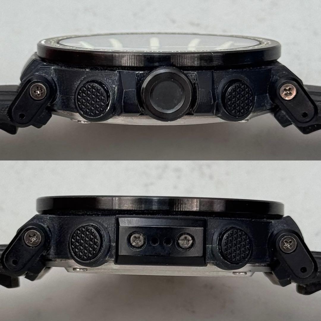 Excellent Condition PROTREK PRG 650YL Tough Solar Black Ana Digi Working