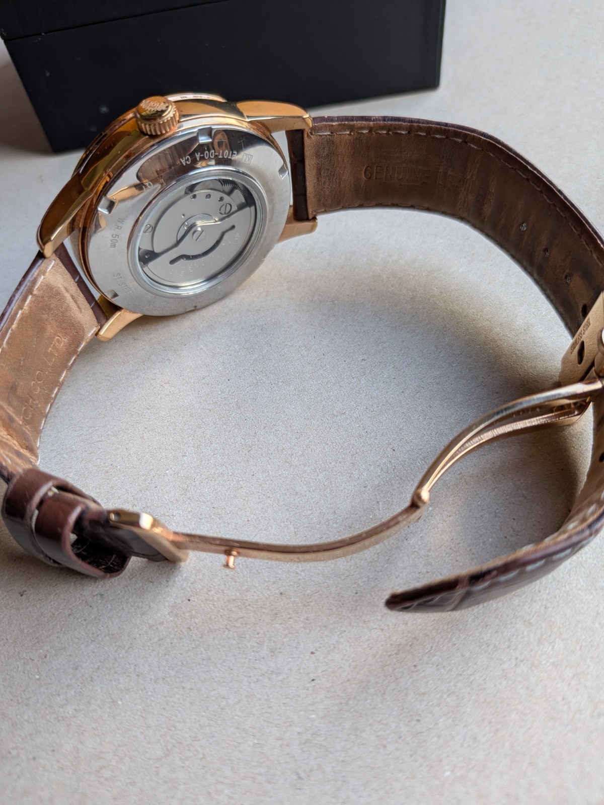 Orient Sun & Moon Automatic Men’s Watch – Rose Gold, Version 2