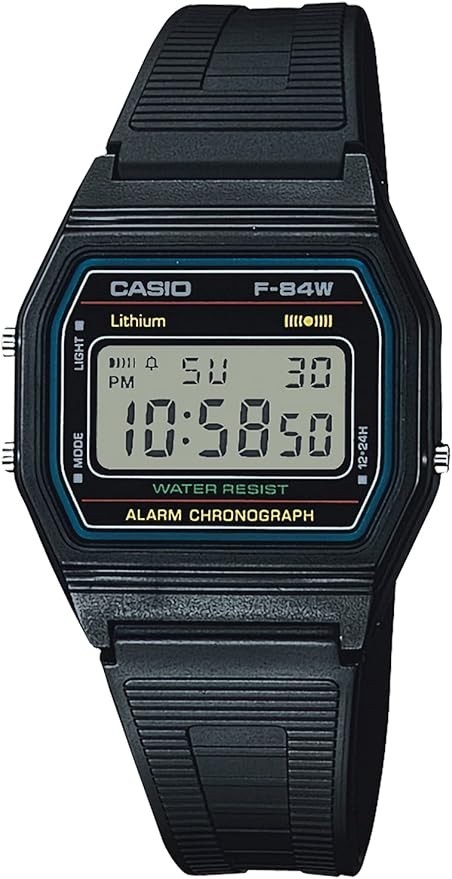 [Brand New] Casio F-84W-1QJH Black Light Men’s Standard Digital Wristwatch JP