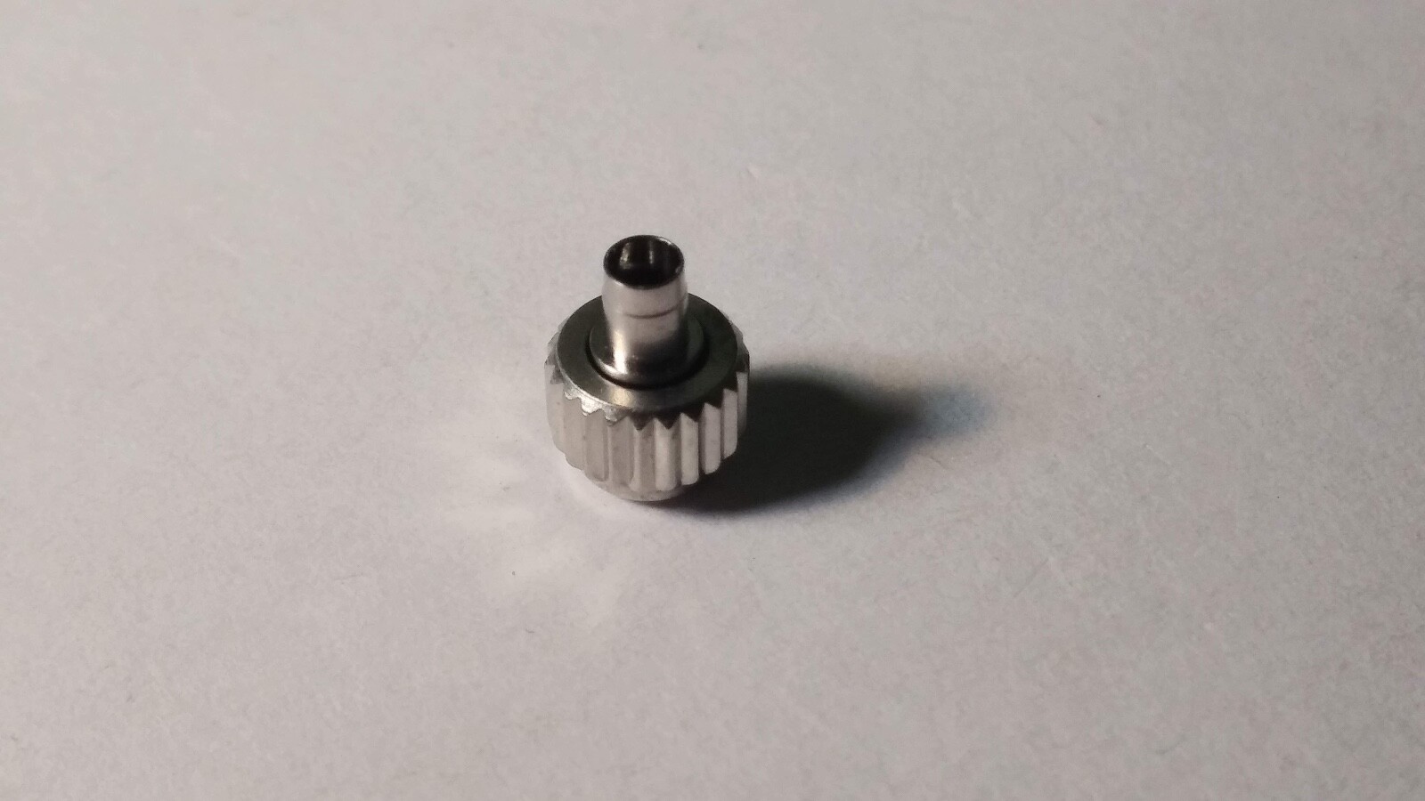 Unbranded for Omega screw down type CROWN S/S 5.4mm diameter with tube, new 5474