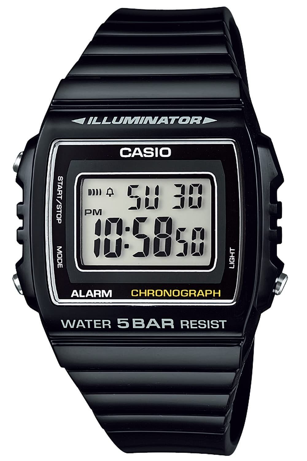 Clearance CASIO Watch CASIO Collection W 215H 1AJH Men’s Black from Japan