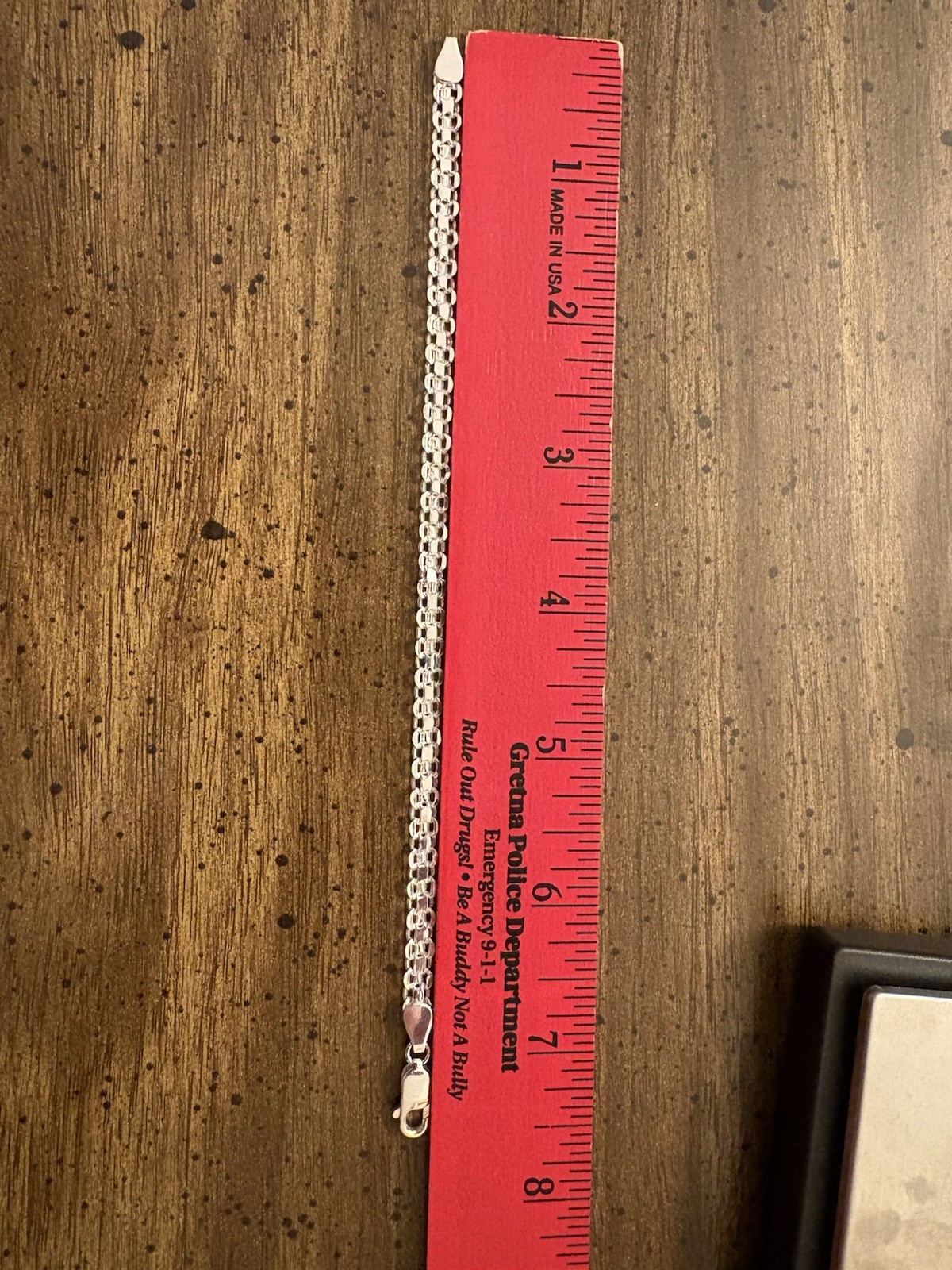 7.5-Inch Sterling Silver 925 Link Bracelet, 5mm, 4.5 grams