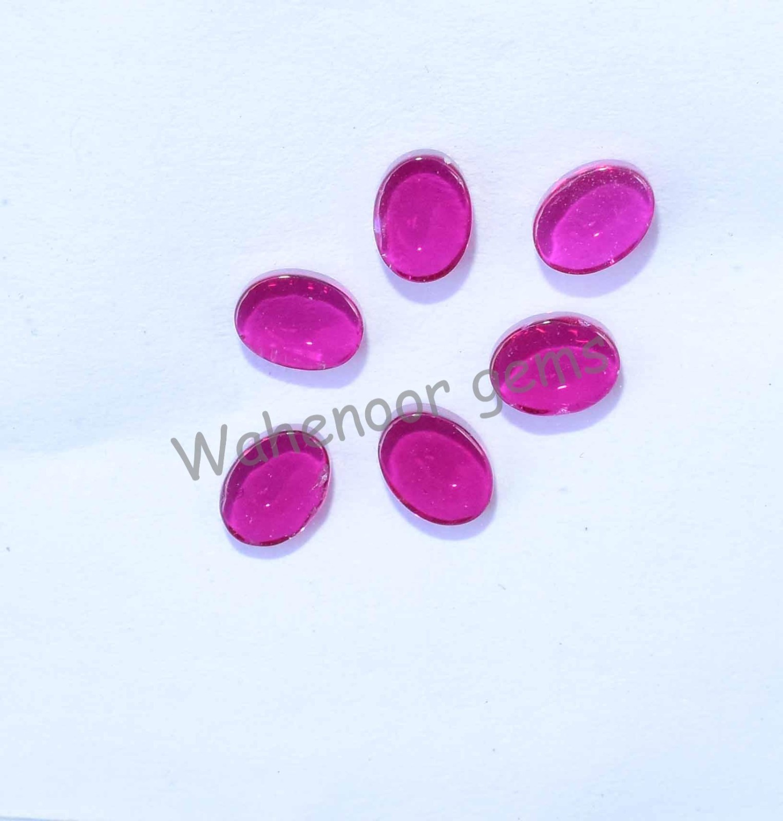 6 Pcs Natural Mogok Pink Ruby Oval 4×3 mm Certified 2.50 Ct Loose Gemstone