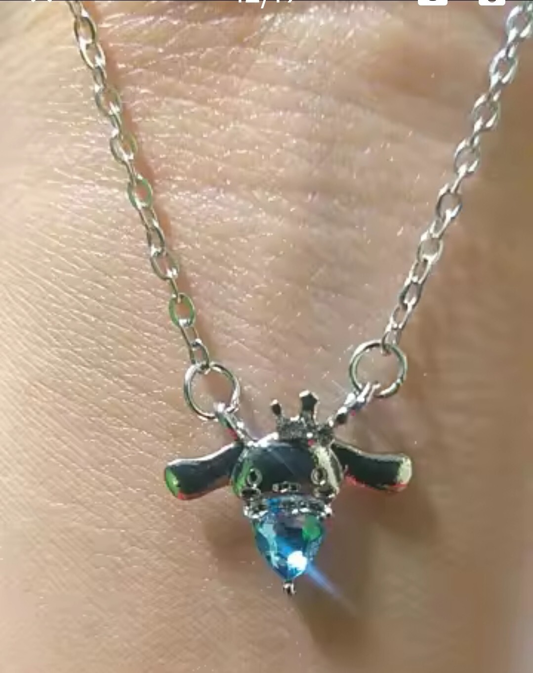 Hello Kitty Cinnmaroll Necklace Simple Design Chain Pendant for Girls