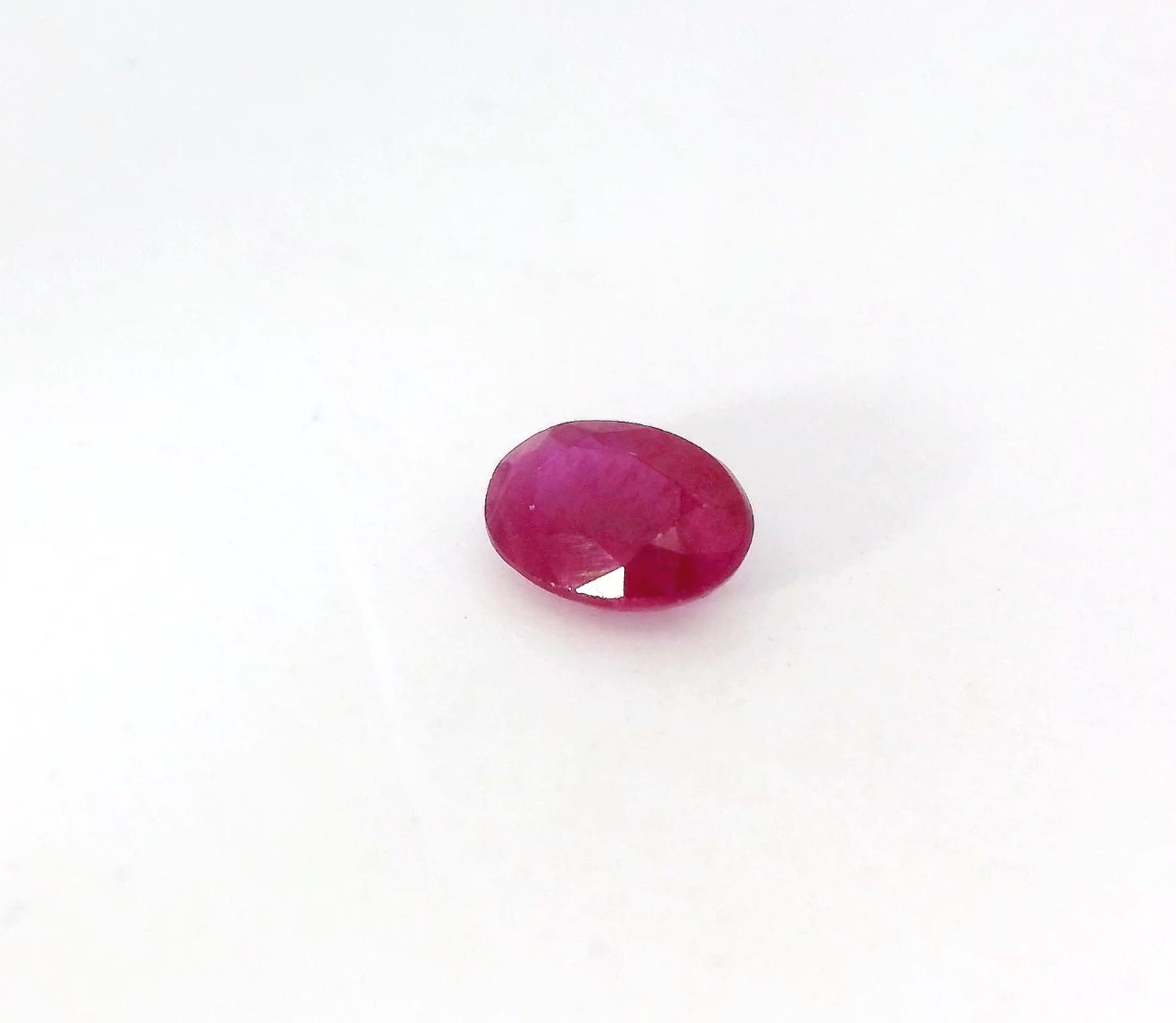 0.58ct Oval Cut Natural Genuine Ruby Loose Gemstone 5.80 x 4.20 x 2.70 mm