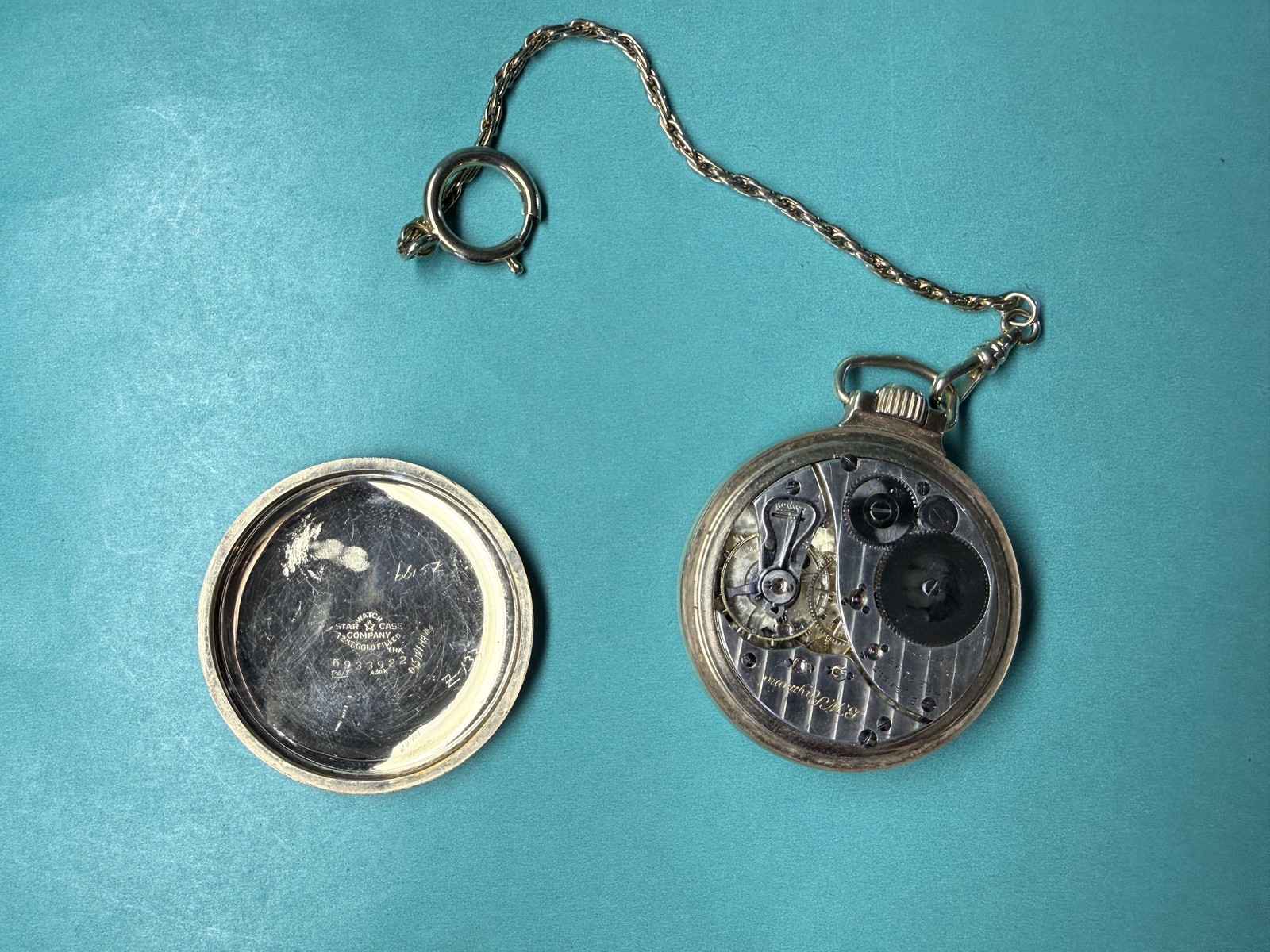 Elgin B.W. Raymond 21 Jewel Railroad Pocket Watch 1928 Grade 478 12K GF